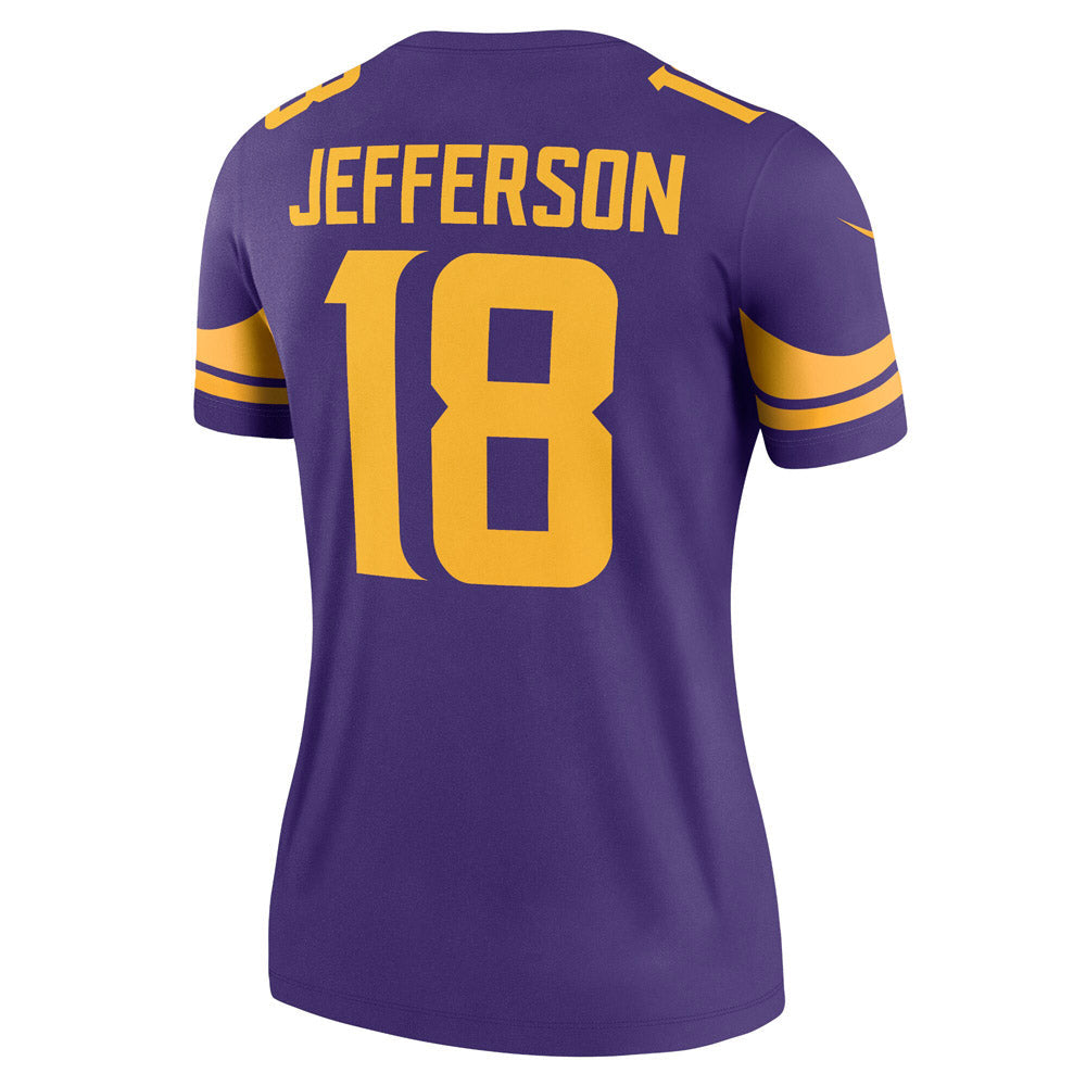 Women's Minnesota Vikings Justin Jefferson Alternate Legend Jersey Purple