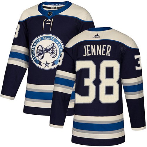 Columbus Blue Jackets #38 Boone Jenner Authentic Navy Jersey