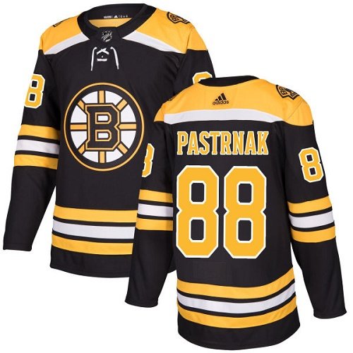 Boston Bruins #88 David Pastrnak Authentic Black Home Jersey